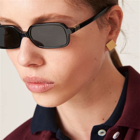 Slate Gray Lenses Miu Regard Sunglasses 